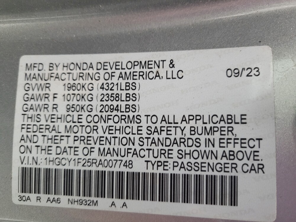 2024 Honda Accord in Winston-Salem, NC 27103 - 18139978 33