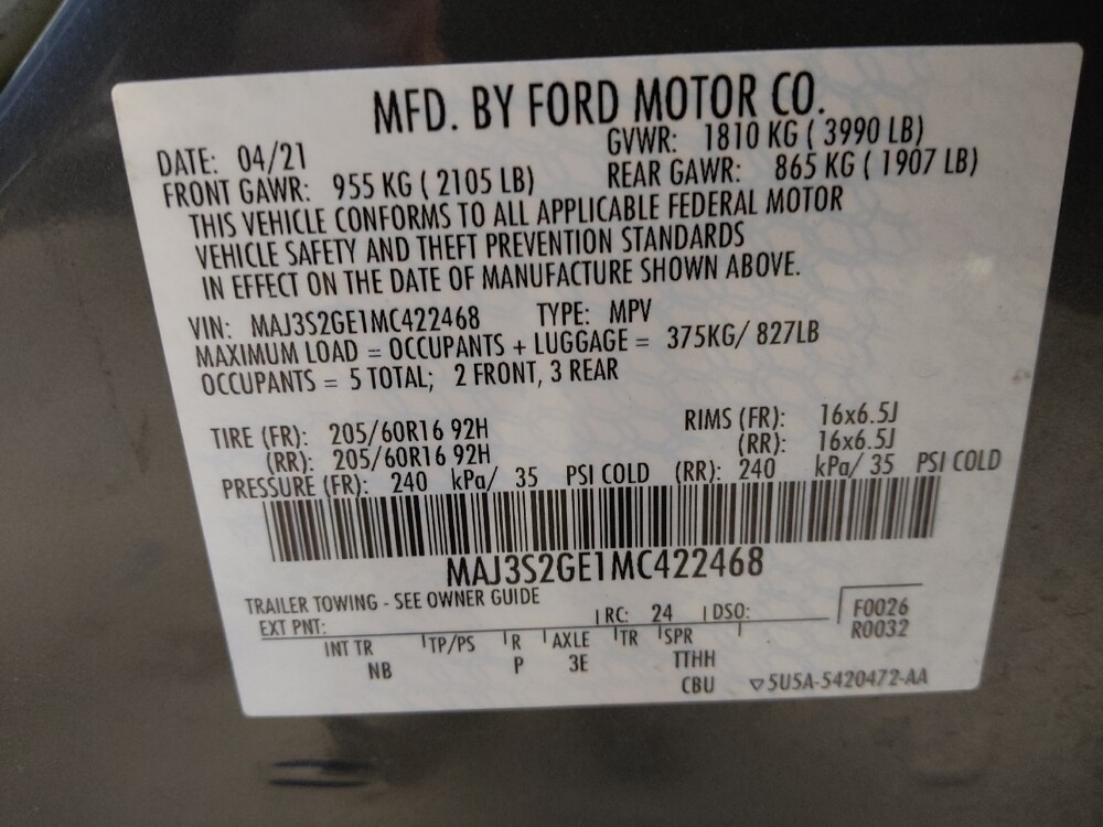2021 Ford EcoSport in Raleigh, NC 27604 - 18139991 33