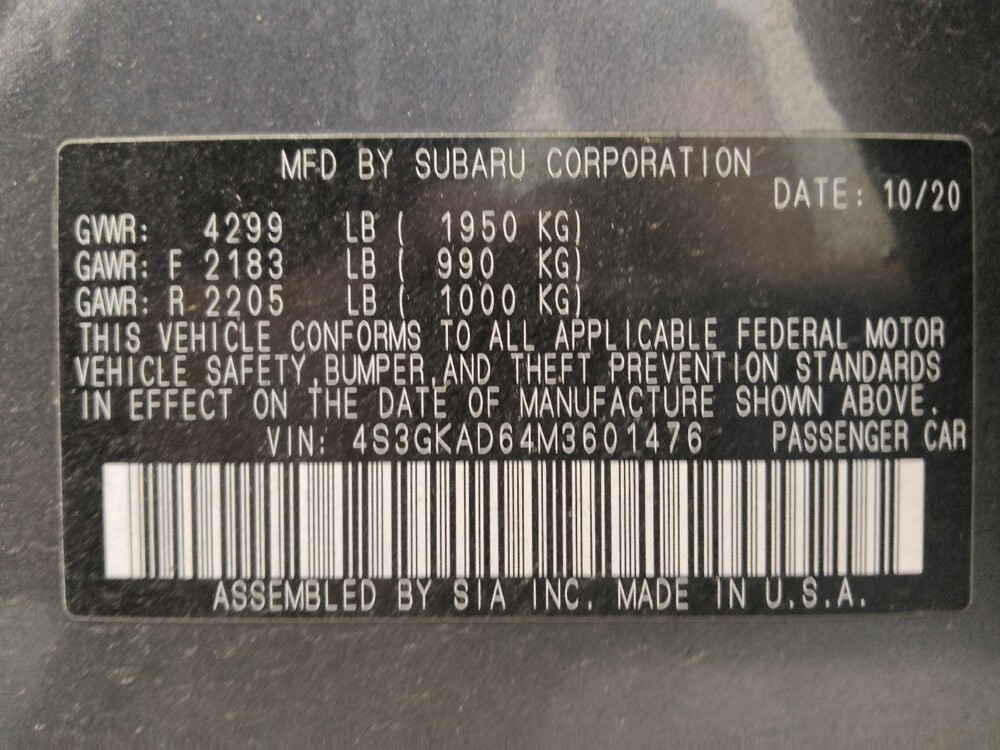 2021 Subaru Impreza in Lakewood, CO 80215 - 18140012 33