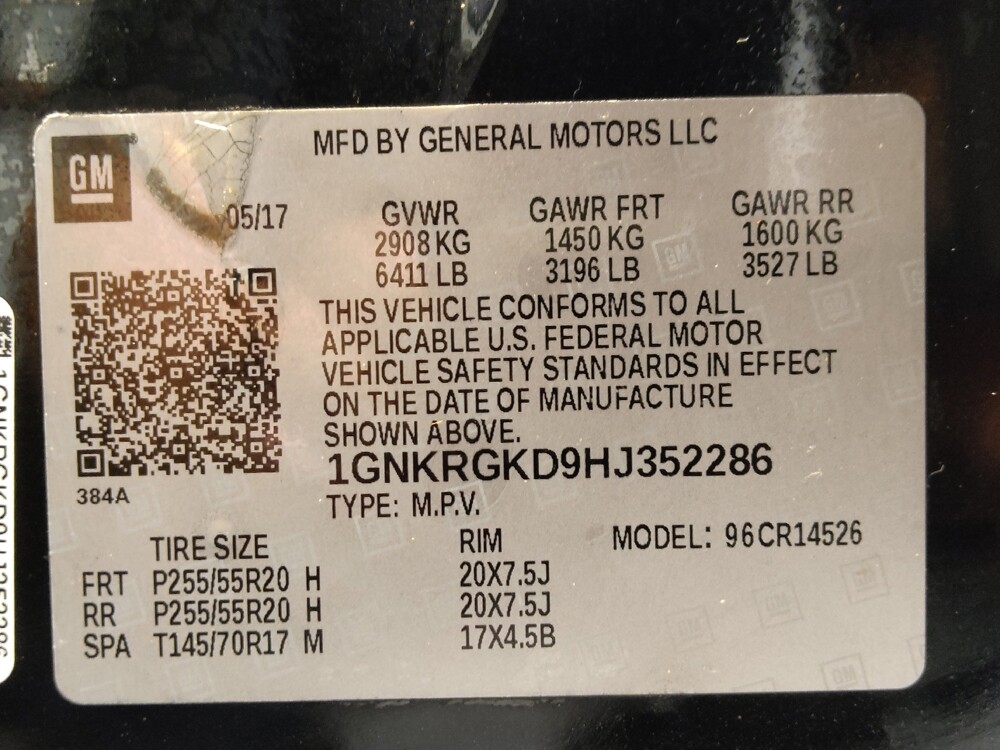 2017 Chevrolet Traverse in Houston, TX 77060 - 18140023 33