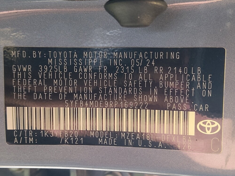 2024 Toyota Corolla in Houston, TX 77074 - 18140032 33