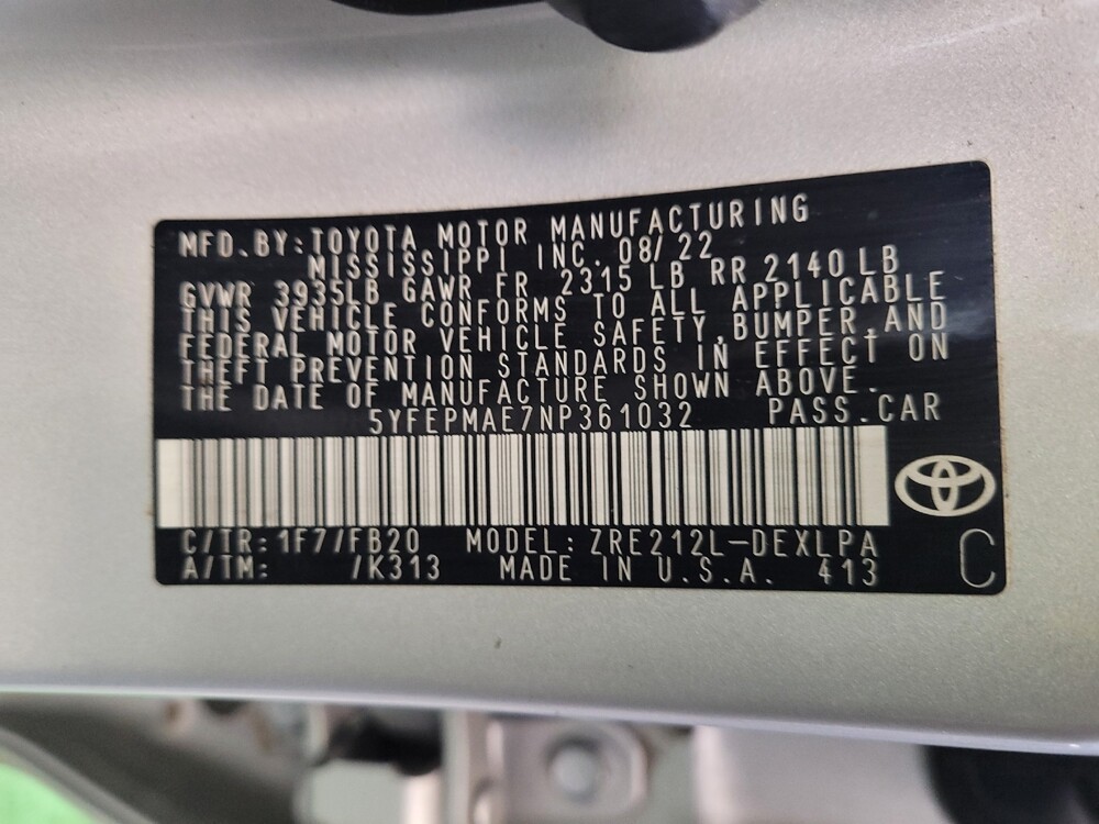 2022 Toyota Corolla in Miamisburg, OH 45342 - 18140035 33