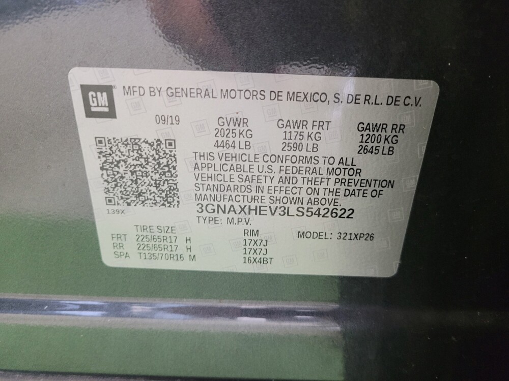 2020 Chevrolet Equinox in Toledo, OH 43617 - 18140050 33