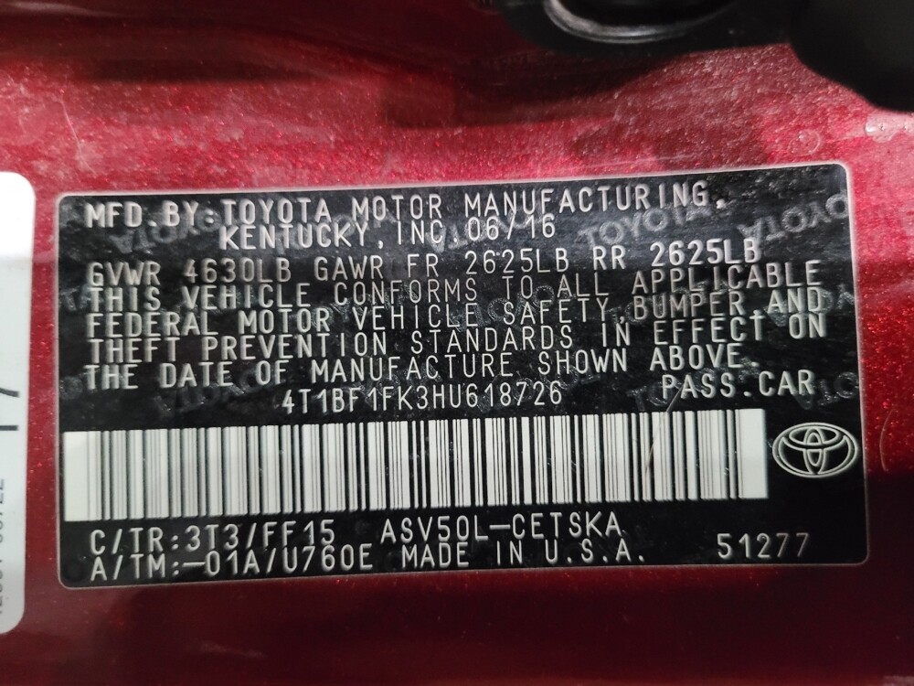 2017 Toyota Camry in Richmond, VA 23235 - 18140071 33