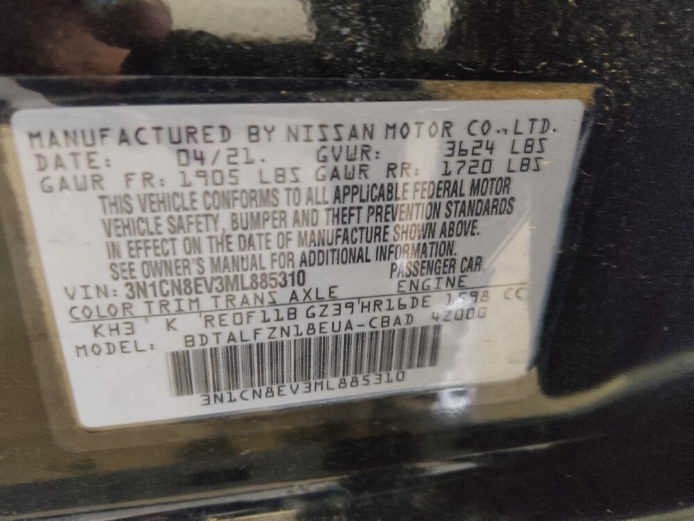 2021 Nissan Versa in Macon, GA 31210 - 18140113 33