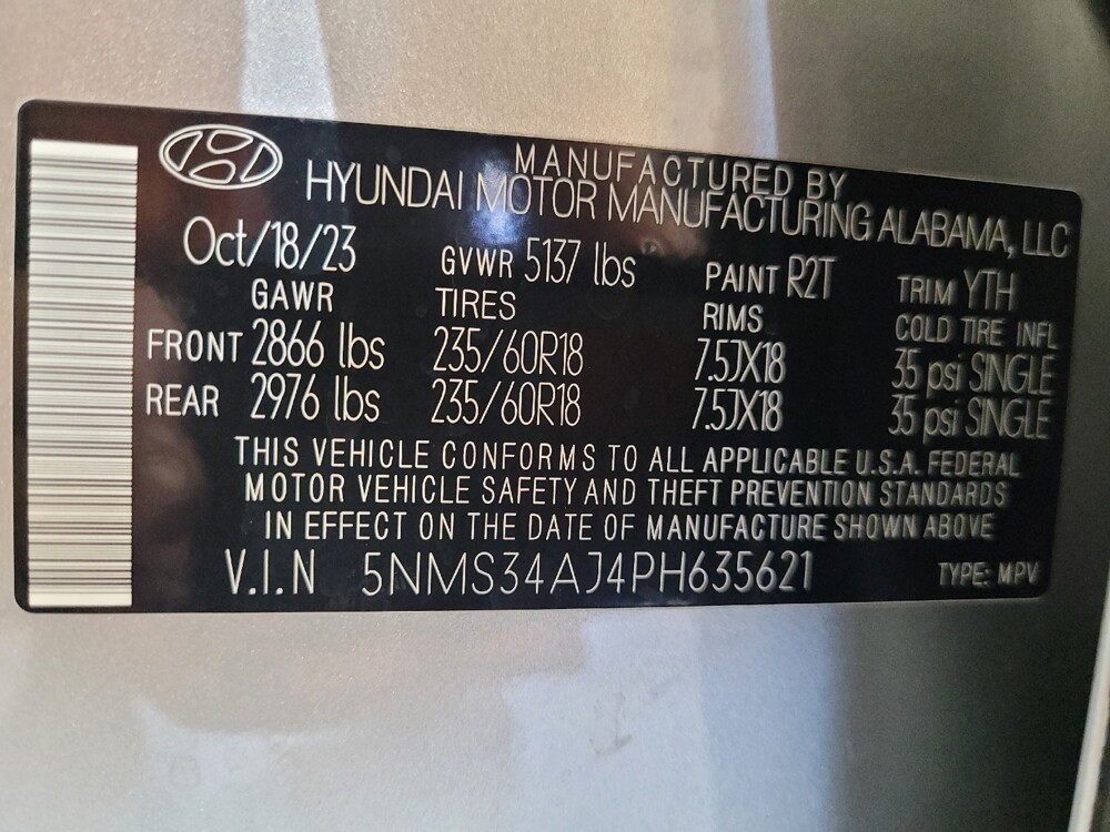 2023 Hyundai Santa Fe in Hialeah, FL 33014 - 18140120 33