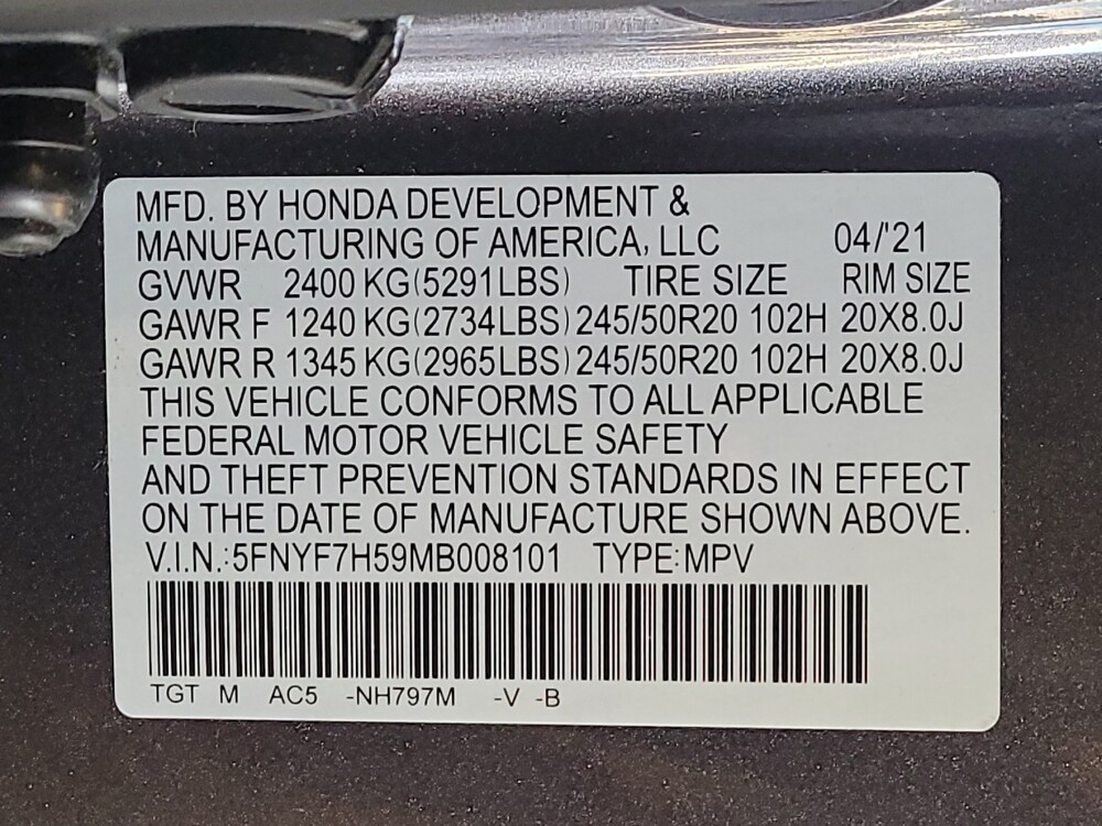 2021 Honda Passport in Orlando, FL 32808 - 18140183 33