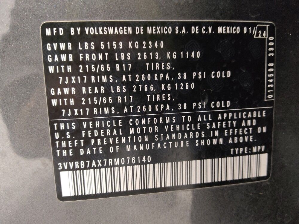 2024 Volkswagen Tiguan in Columbus, OH 43231 - 18140185 33