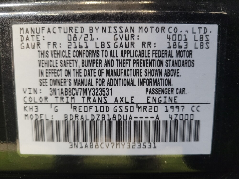 2021 Nissan Sentra in Fort Myers, FL 33907 - 18140200 33