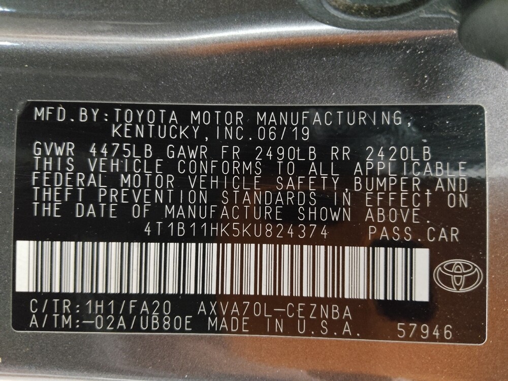 2019 Toyota Camry in Denver, CO 80012 - 18140212 33