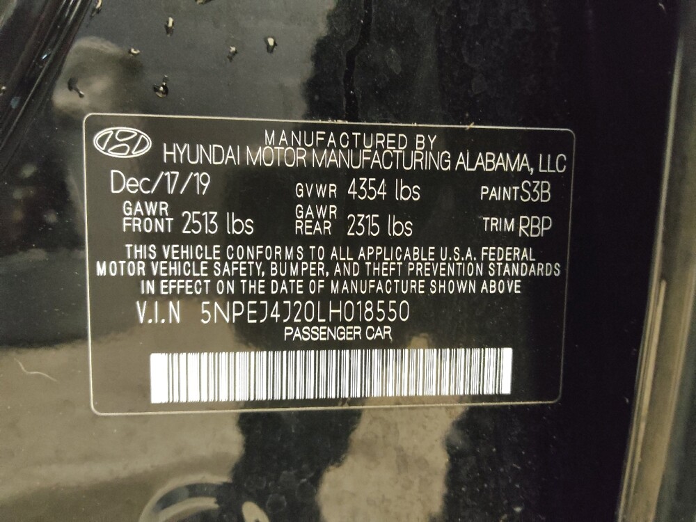 2020 Hyundai Sonata in Wilmington, NC 28405 - 18140285 33