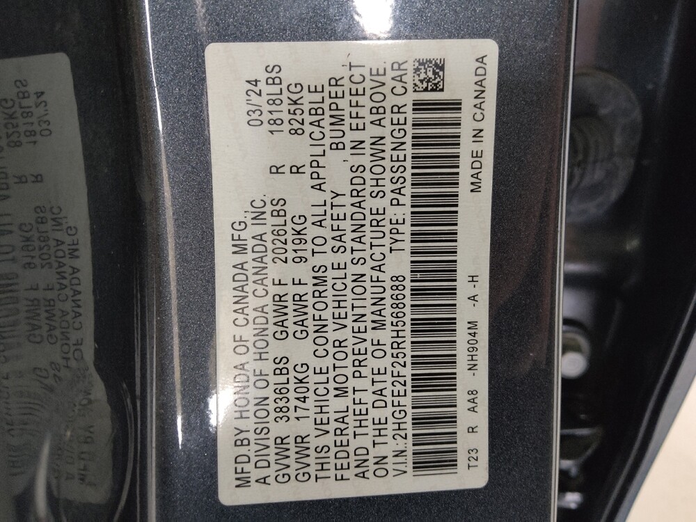 2024 Honda Civic in Columbus, OH 43231 - 18140292 33
