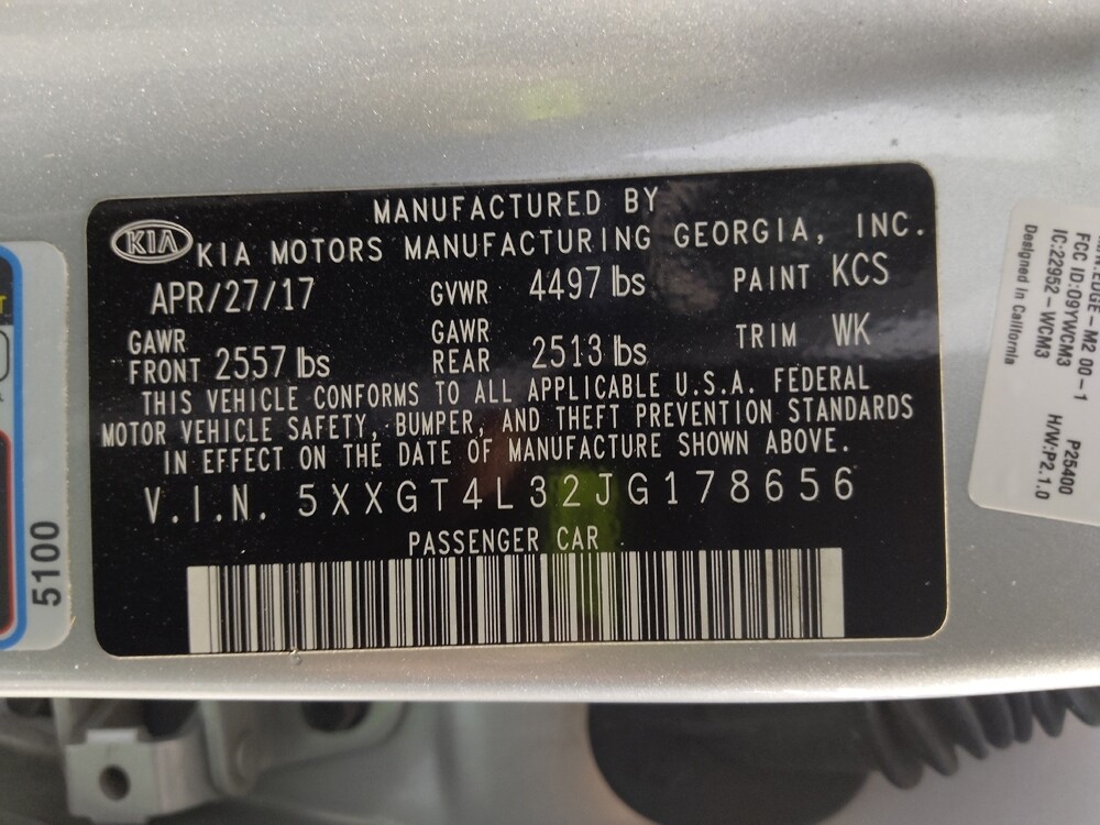 2018 Kia Optima in Tallahassee, FL 32304 - 18140301 33