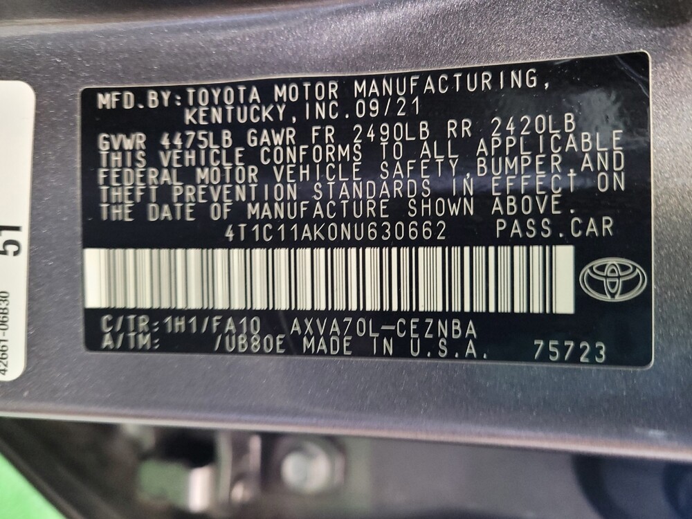 2022 Toyota Camry in Miamisburg, OH 45342 - 18140309 33
