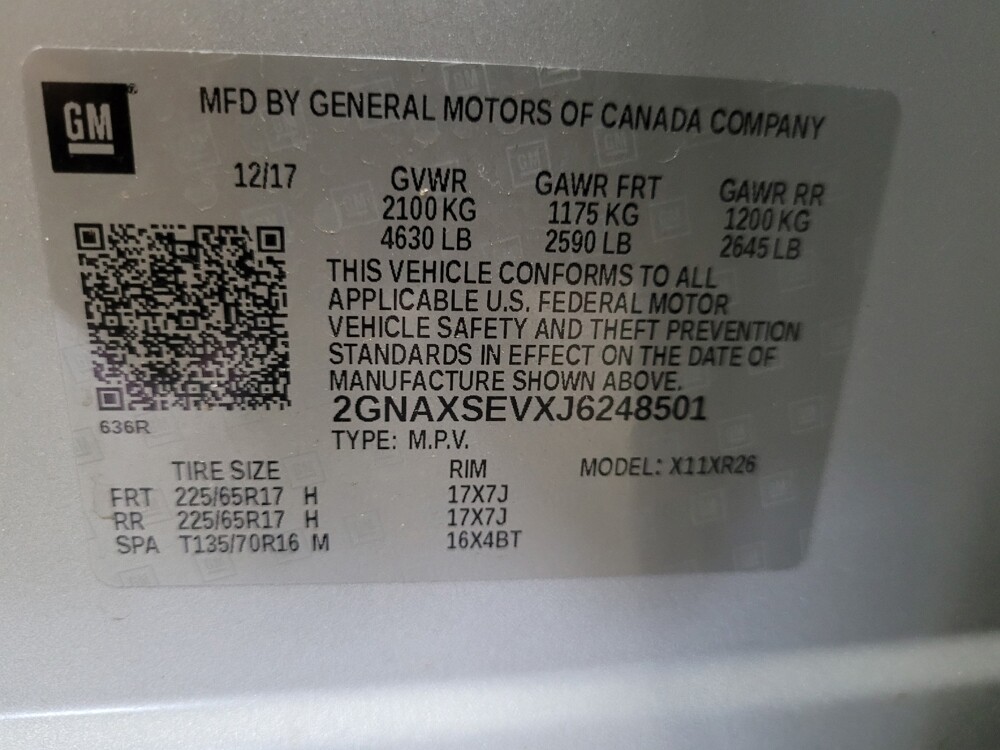2018 Chevrolet Equinox in New Castle, DE 19720 - 18140336 33