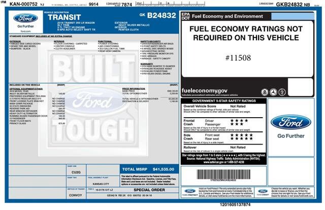 2016 Ford Transit 350 in Blauvelt, NY 10913 - 18140345 21