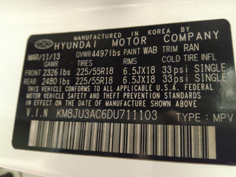 2013 Hyundai Tucson in Union City, GA 30291 - 18140408 33