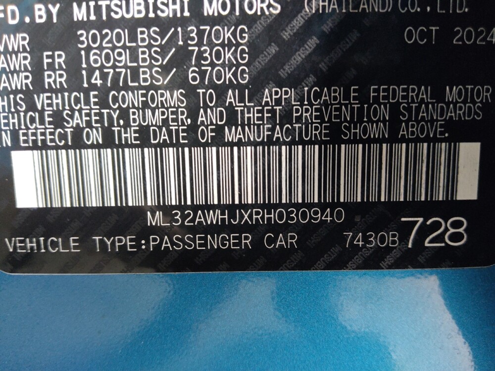2024 Mitsubishi Mirage in Chattanooga, TN 37421 - 18140427 33