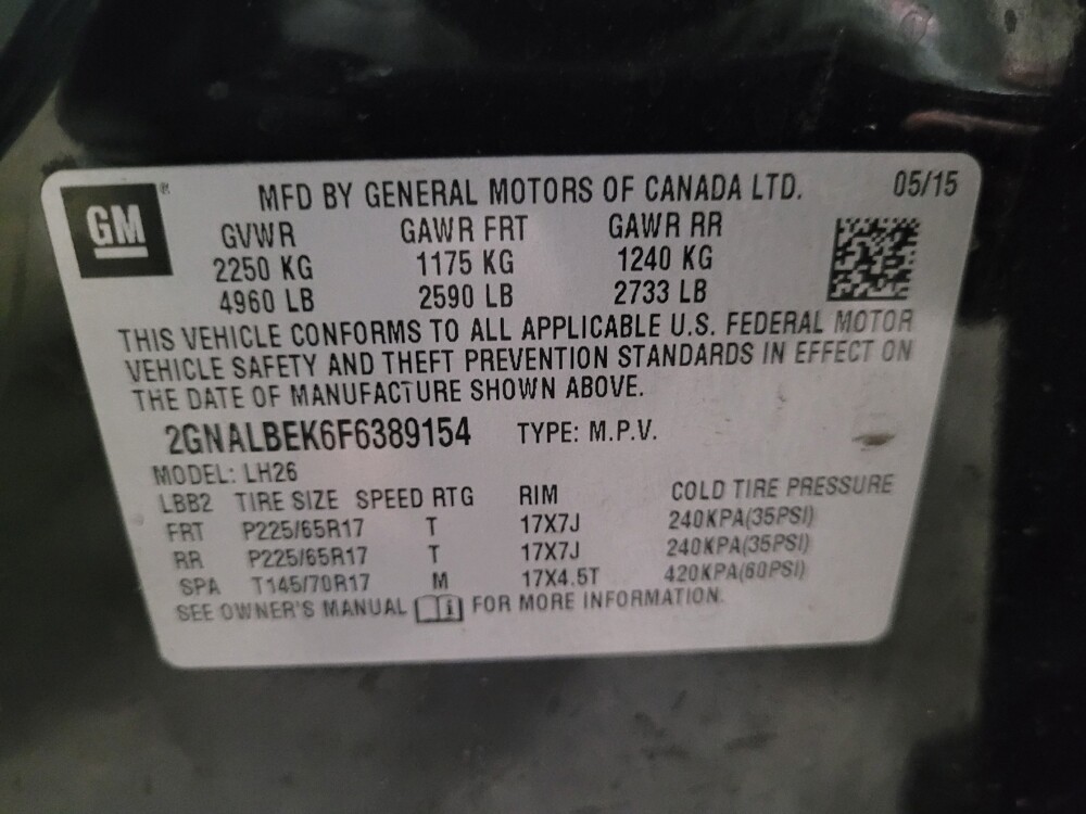2015 Chevrolet Equinox in New Castle, DE 19720 - 18140429 33