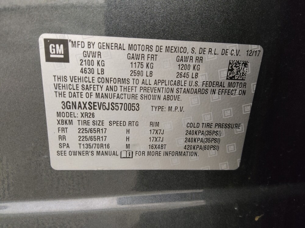 2018 Chevrolet Equinox in Midlothian, IL 60445 - 18140454 33