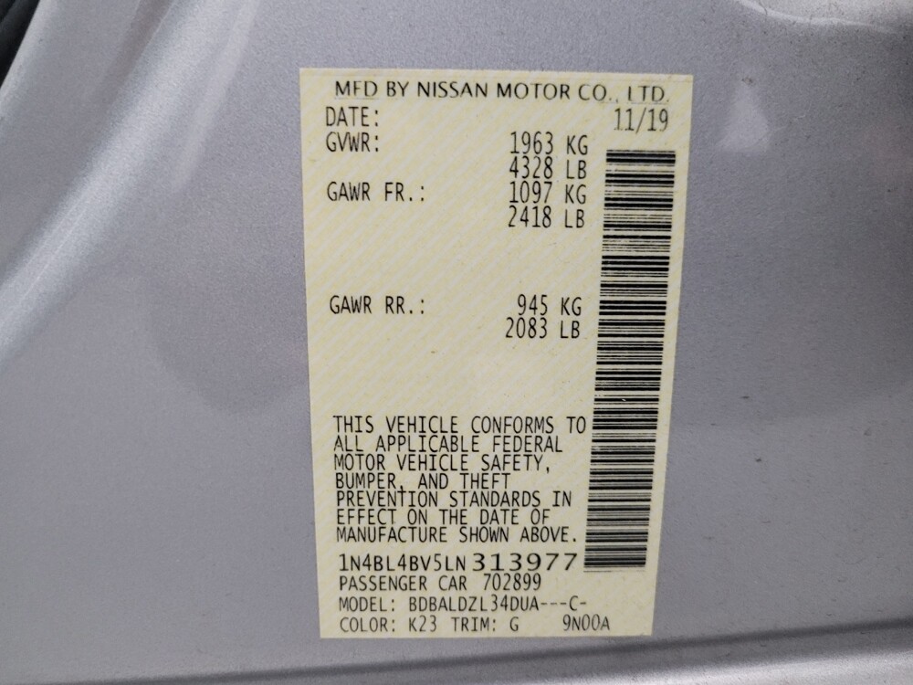2020 Nissan Altima in Tucson, AZ 85705 - 18140455 33
