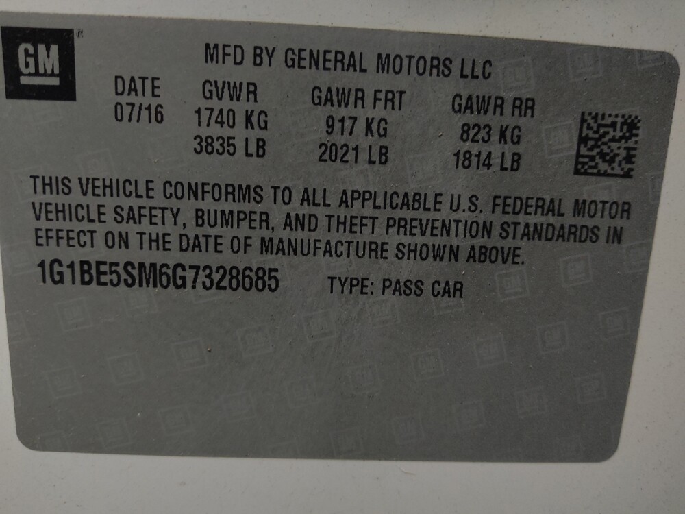 2016 Chevrolet Cruze in Chandler, AZ 85225 - 18140461 33