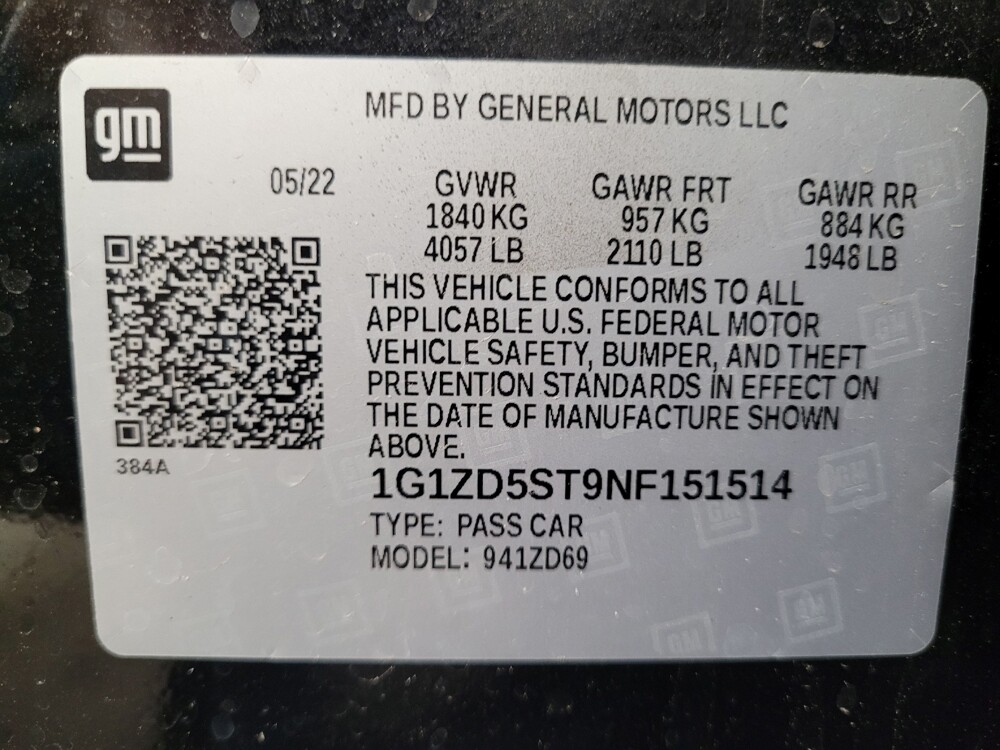 2022 Chevrolet Malibu in Tampa, FL 33612 - 18140477 33