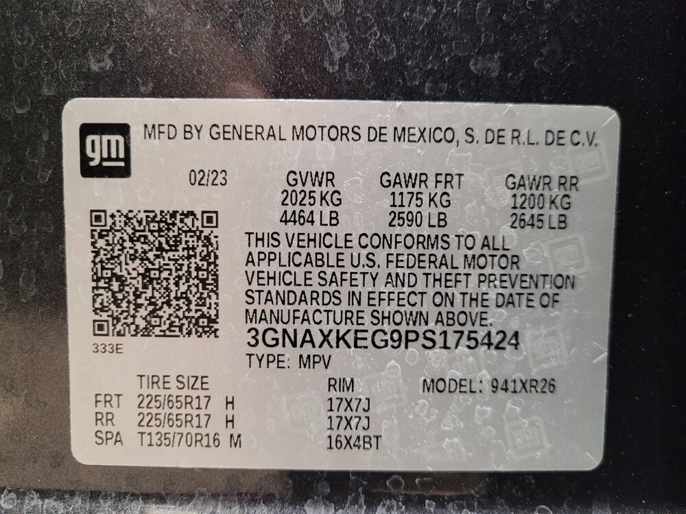 2023 Chevrolet Equinox in Ocala, FL 34471 - 18140491 33