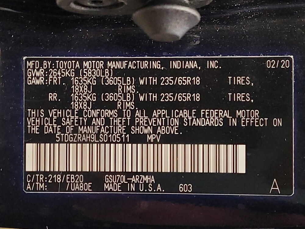 2020 Toyota Highlander in West Palm Beach, FL 33409 - 18140496 33