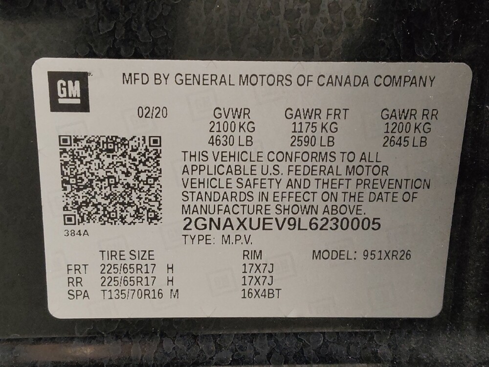 2020 Chevrolet Equinox in West Palm Beach, FL 33409 - 18140505 33