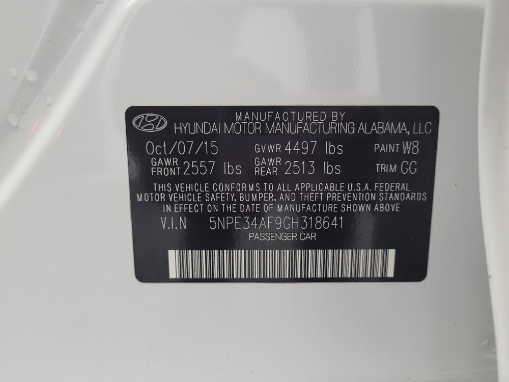 2016 Hyundai Sonata in Gastonia, NC 28056 - 18140528 33