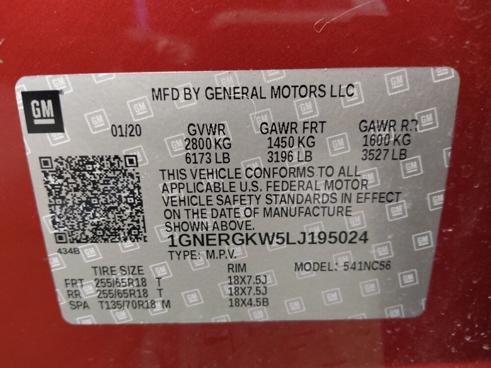 2020 Chevrolet Traverse in Houston, TX 77074 - 18140546 33