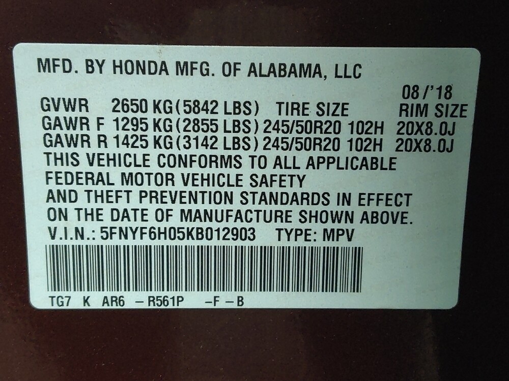 2019 Honda Pilot in San Antonio, TX 78238 - 18140555 33