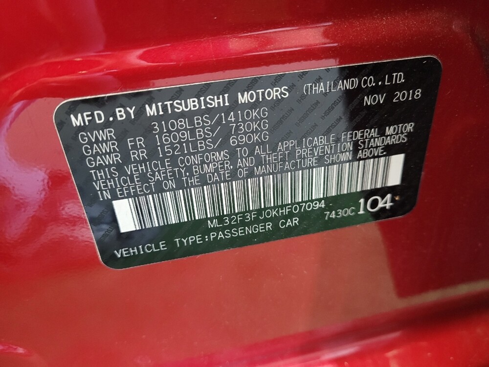 2019 Mitsubishi Mirage G4 in Maple Heights, OH 44137 - 18140573 33