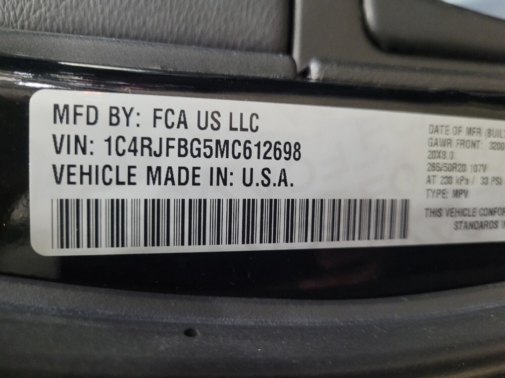 2021 Jeep Grand Cherokee in Henrico, VA 23223 - 18140591 33