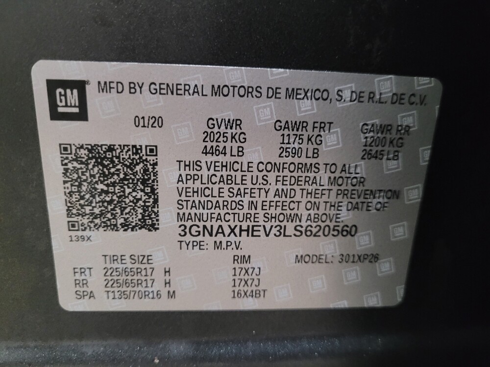 2020 Chevrolet Equinox in New Castle, DE 19720 - 18140595 33
