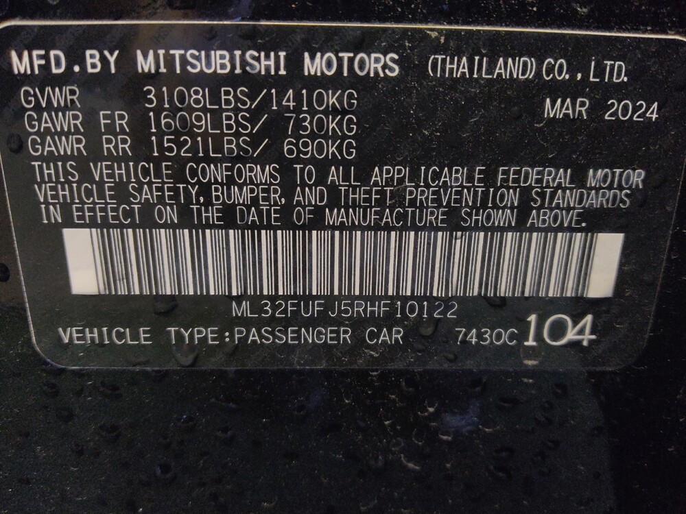 2024 Mitsubishi Mirage G4 in Glendale, AZ 85301 - 18140645 33