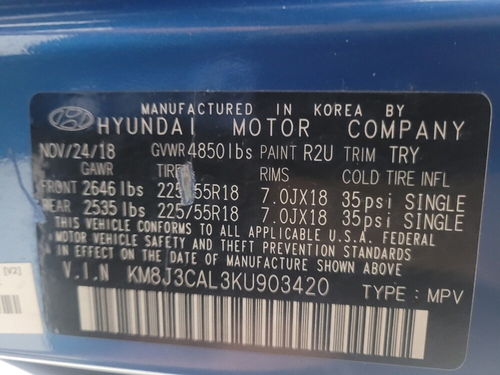 2019 Hyundai Tucson in Tampa, FL 33612 - 18140652 33