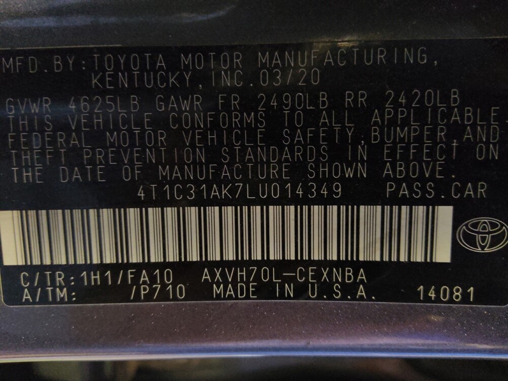 2020 Toyota Camry in Phoenix, AZ 85022 - 18140660 33