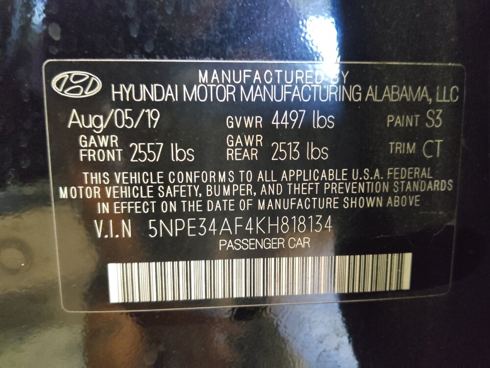 2019 Hyundai Sonata in Pensacola, FL 32505 - 18140675 33