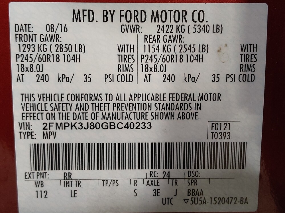 2016 Ford Edge in Jacksonville, FL 32225 - 18140711 33