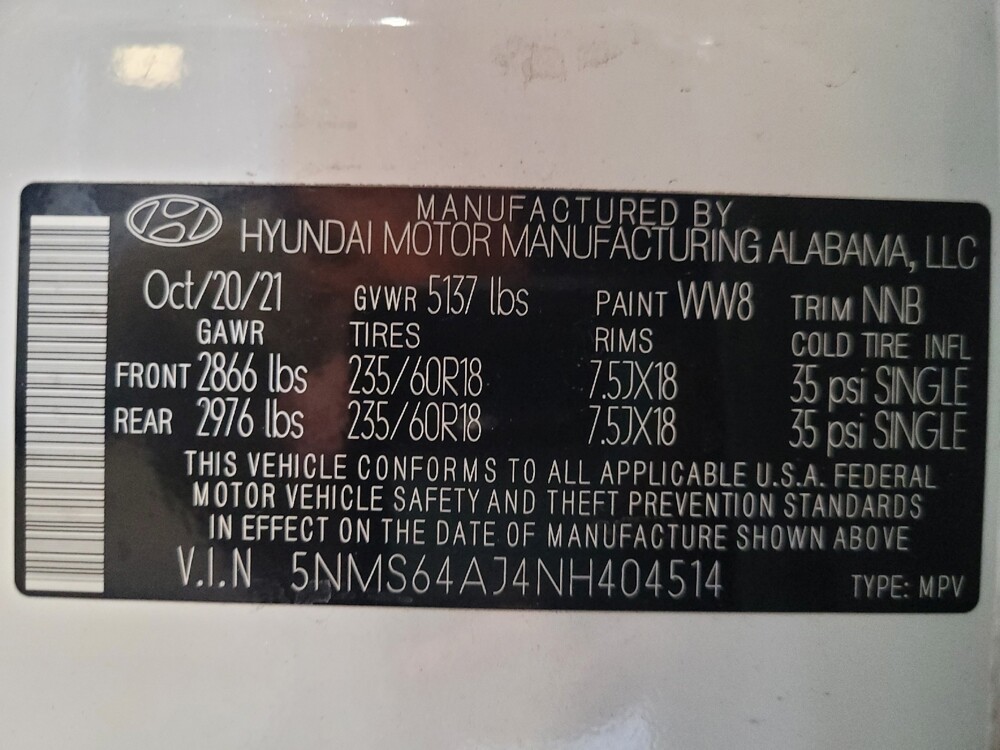 2022 Hyundai Santa Fe in Mobile, AL 36606 - 18140717 33