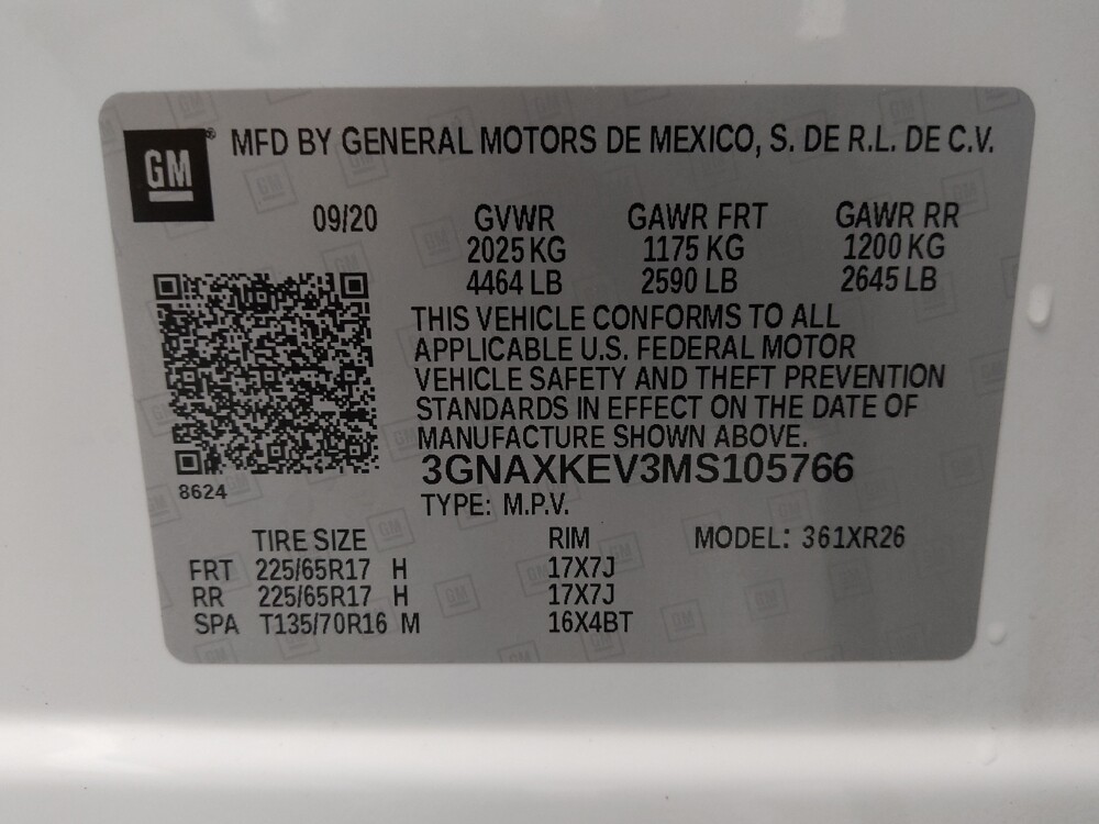 2021 Chevrolet Equinox in St. Louis, MO 63136 - 18140722 33