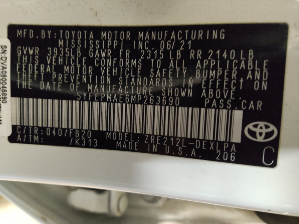 2021 Toyota Corolla in Tyler, TX 75701 - 18140727 33