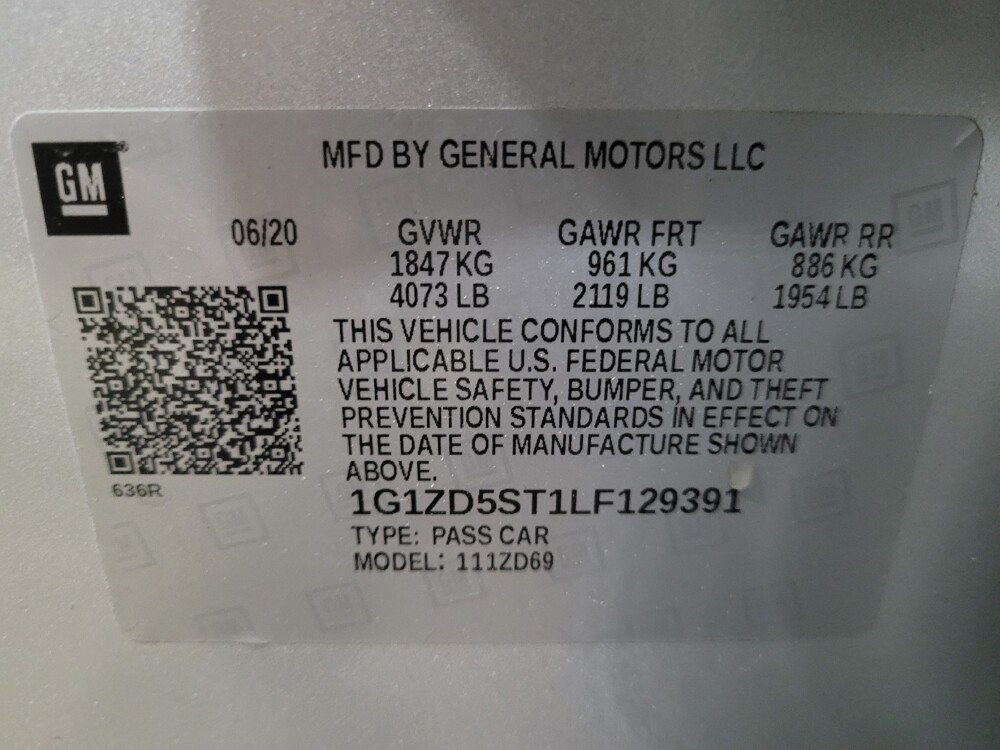 2020 Chevrolet Malibu in Laurel, MD 20724 - 18140753 33