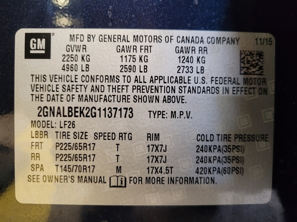 2016 Chevrolet Equinox in Jacksonville, FL 32225 - 18140762 33