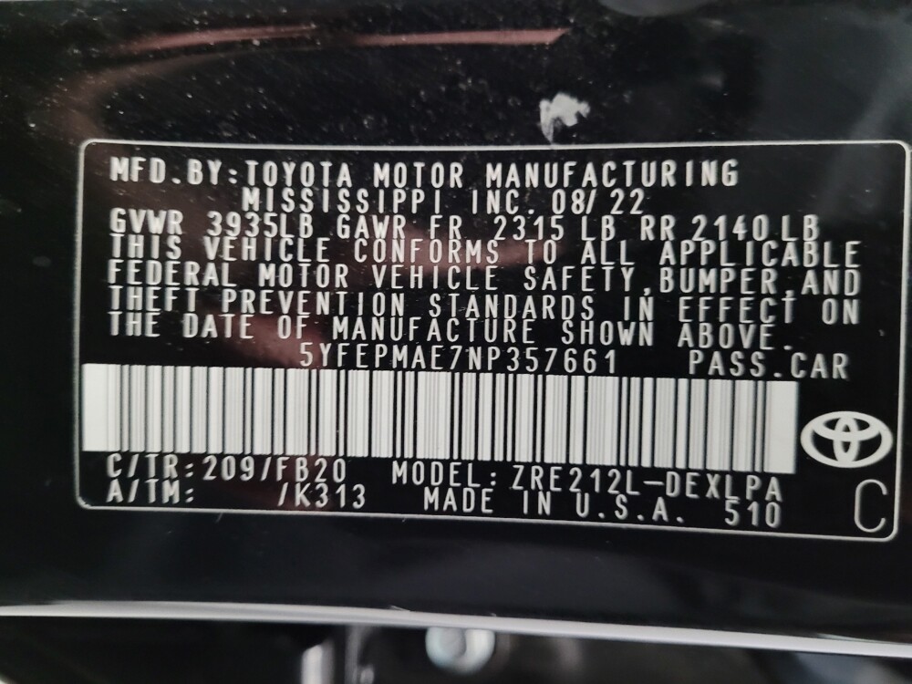 2022 Toyota Corolla in Downey, CA 90241 - 18140780 33