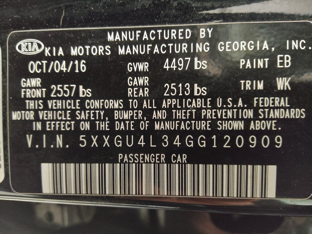 2016 Kia Optima in Denver, CO 80012 - 18140786 33