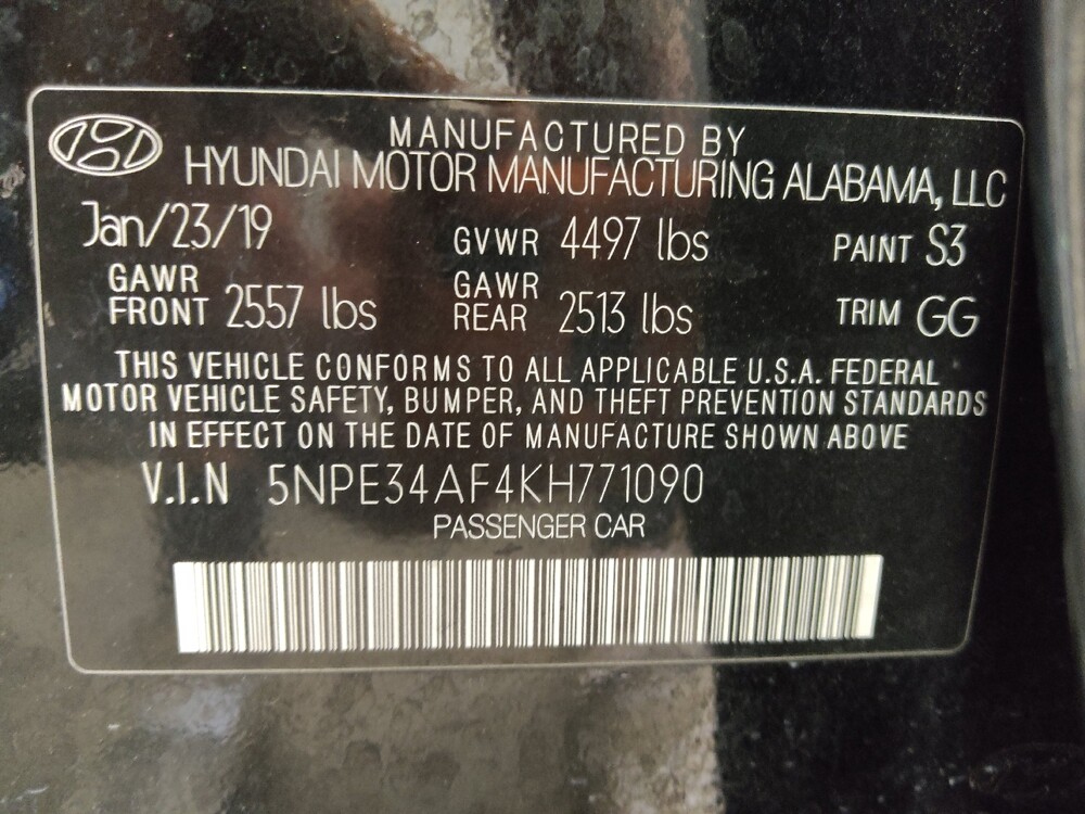 2019 Hyundai Sonata in Greenville, NC 27834 - 18140805 33