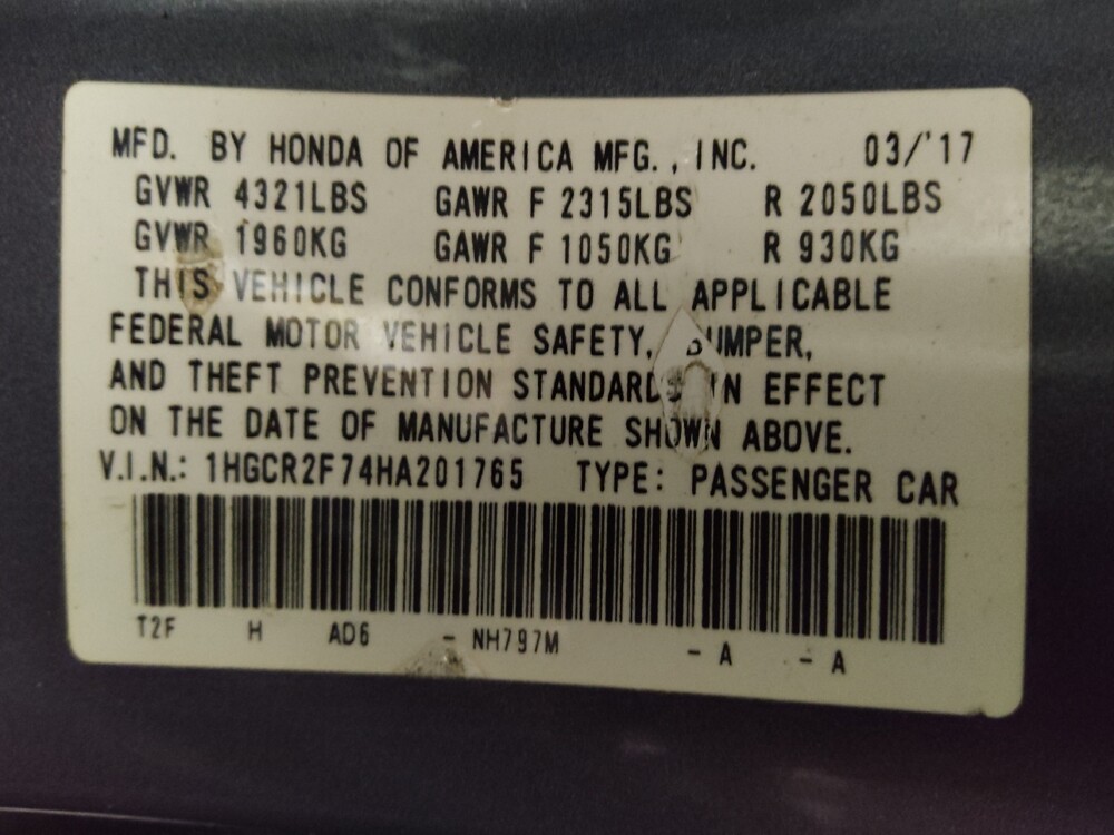 2017 Honda Accord in Marietta, GA 30062 - 18140807 33